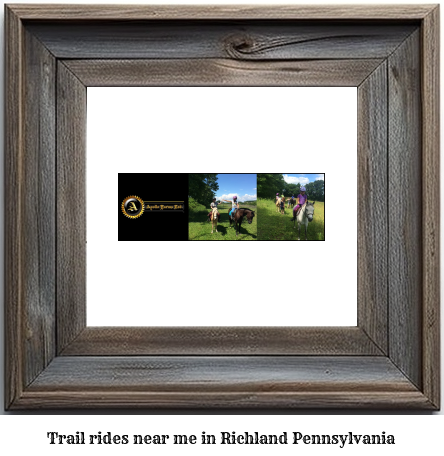 trail rides near me in Richland, Pennsylvania